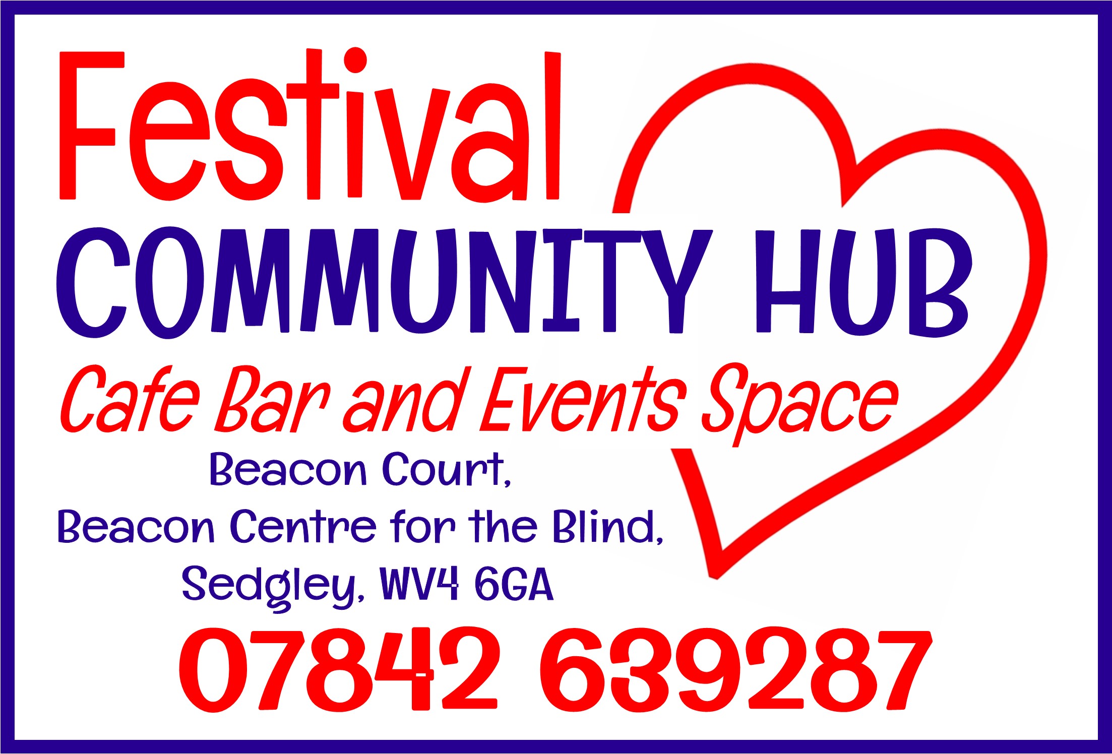 Festival Community Hub (Cafe Bar and Events Space)